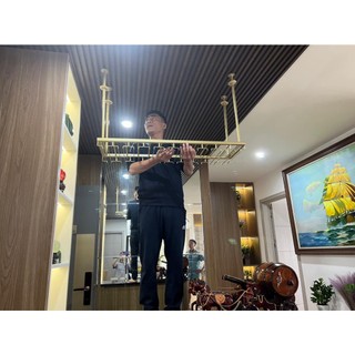 Giá treo ly quầy bar