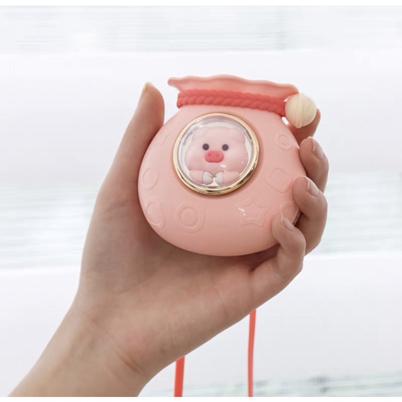 Quạt mi 3 chế độ hình bé heo   xinh xắn