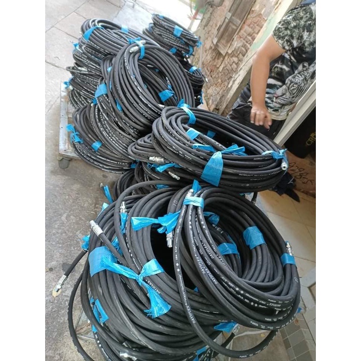 Dây rửa xe cao áp trơn 2 lõi thép