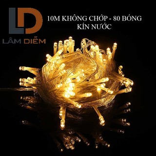 ĐÈN LED KHÔNG CHỚP CHỐNG NƯỚC DÂY DÀI 10M - 80 BÓNG