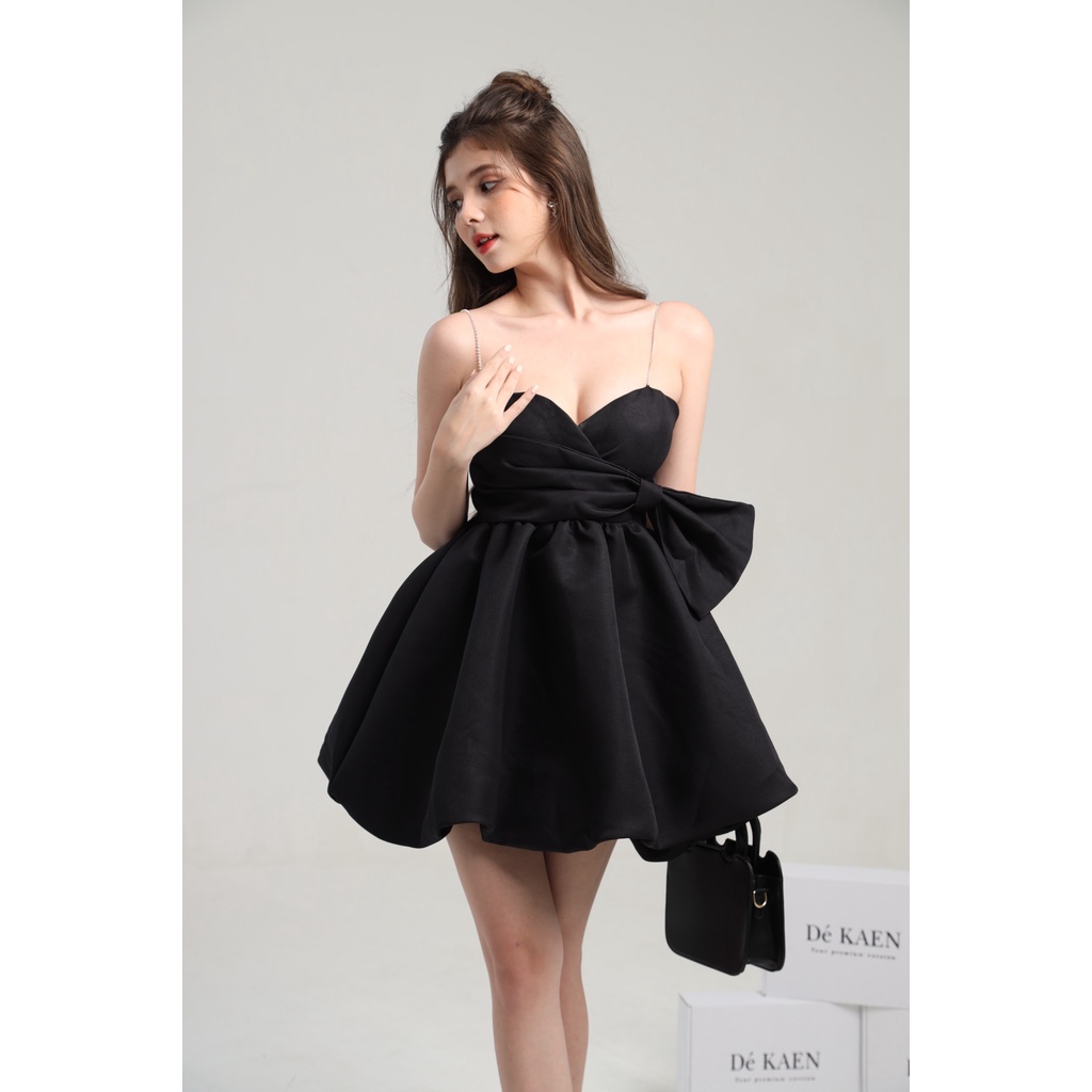 - ĐẦM NƠ THIÊT KẾ HAI DÂY ĐÁ - LOLI DRESS