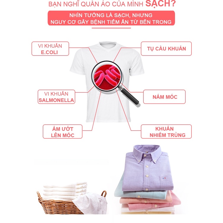 Combo 3 túi Nước giặt kháng khuẩn Mao Bao Hương hoa bách lý khử mùi, dễ giặt xả, dành cho da nhạy cảm
