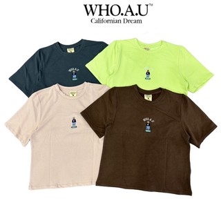 Áo thun nữ form lửng thêu gấu siêu dễ thương