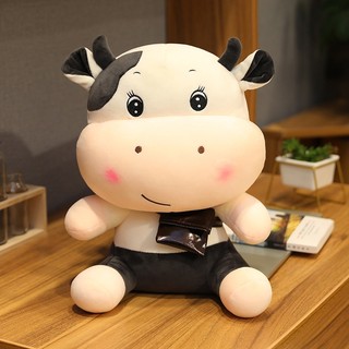 Gấu bông cute mini Bò sữa - Quà tặng dễ thương