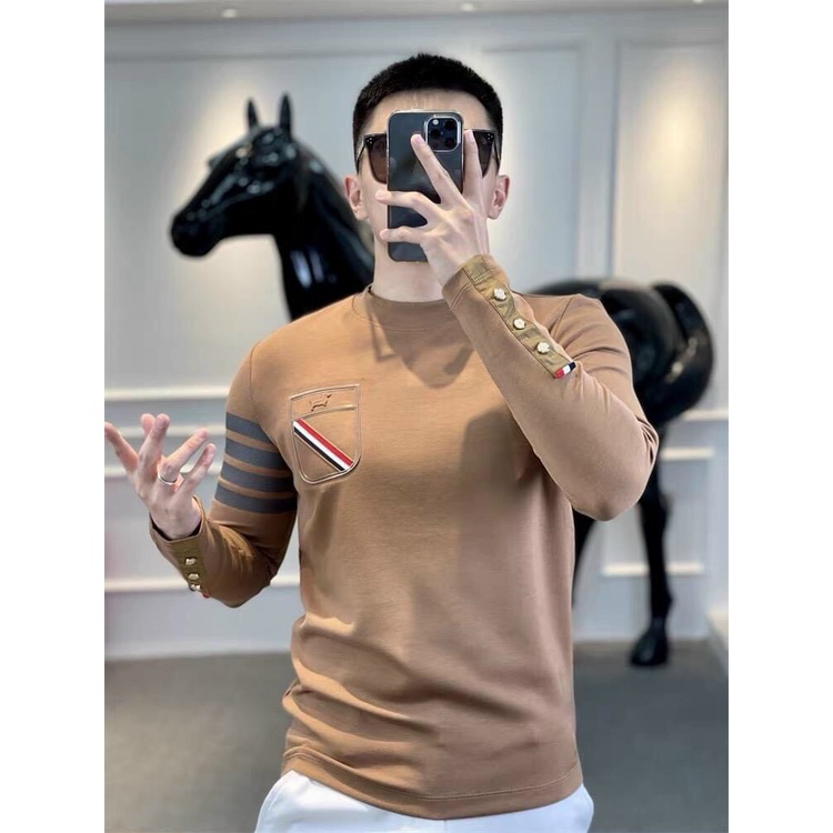 Áo thun nam tay dài giữ nhiệt giữ ấm cơ thể trẻ trung năng động hót hít 2023