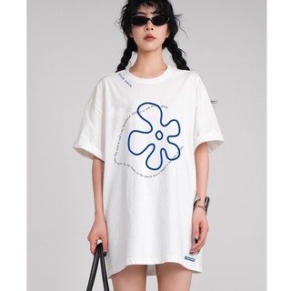 Áo thun Chinchan - Flowers Tee 6 Màu Form rộng tay lỡ unisex nam nữ