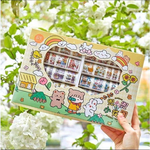 Hộp 100 cuộn washi tape