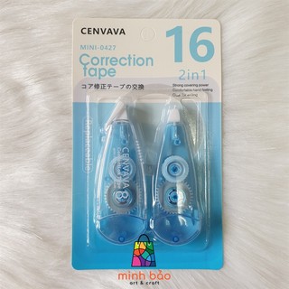XÓA KÉO CENVAVA MINI 0427 (2 IN 1, 1 XÓA KÉO + 1 RUỘT THAY THẾ)