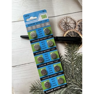 Vỉ 10 viên pin lr44 a76 ag13 soda g13 1,5v