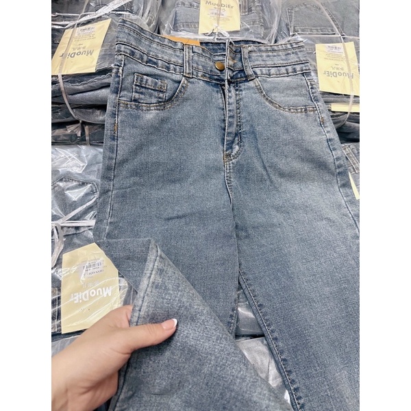 Quần bò giãn gối cạp lưng cao siêu hot - Jeans #088 | BigBuy360 - bigbuy360.vn