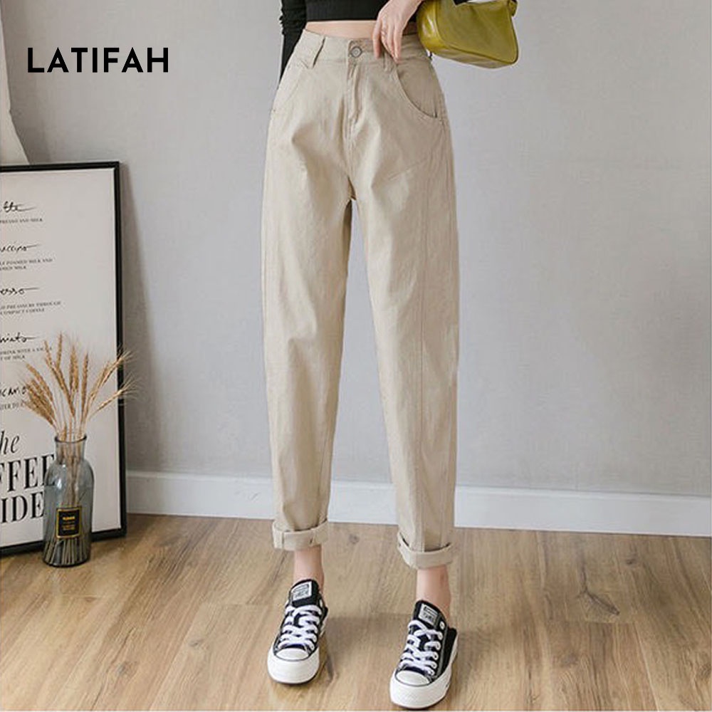 Quần baggy kaki ống nhỏ LATIFAH QD048 phong cách ulzzang trẻ trung năng động