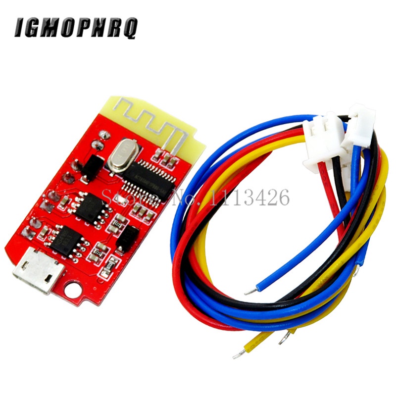 Bảng Mạch Khuếch Đại Âm Thanh Bluetooth 4.2 CT14 Micro 3.7v 5VF 5W + 5W Mini Kèm Cổng Sạc Chuyên Dụng
