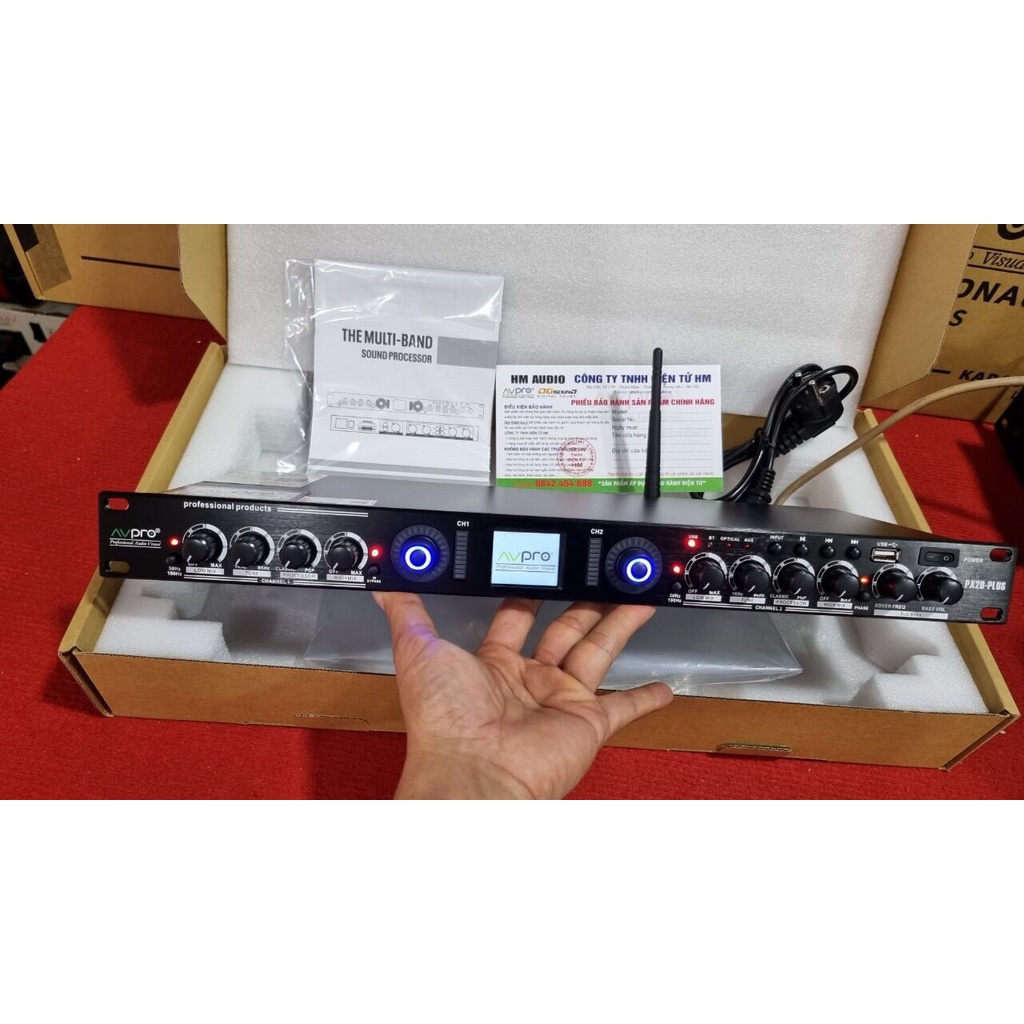 NÂNG TIẾNG AVPRO X20 PLUS ĐẦY ĐỦ TÍNH NĂNG BLUETOOTH, US , OPICAL, AUX.