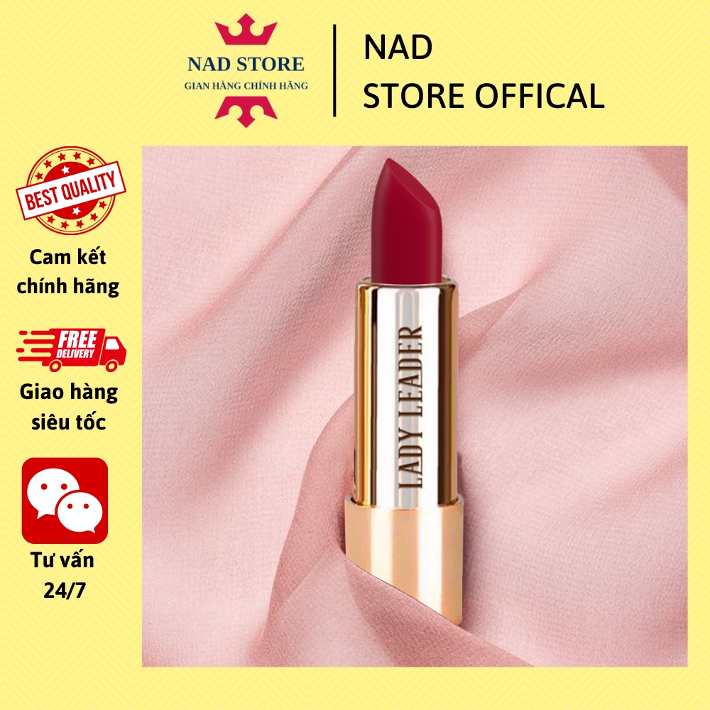 Son Sáp C’Choi - Lady Leader - Màu Đỏ Tươi, Đỏ Ruby, Cam Gạch, Hồng Baby, Hồng Đất, Hồng Flamingo thỏi 3.7g