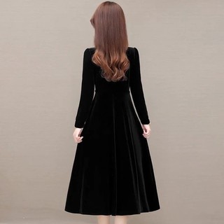Váy nhung trung niên nữ