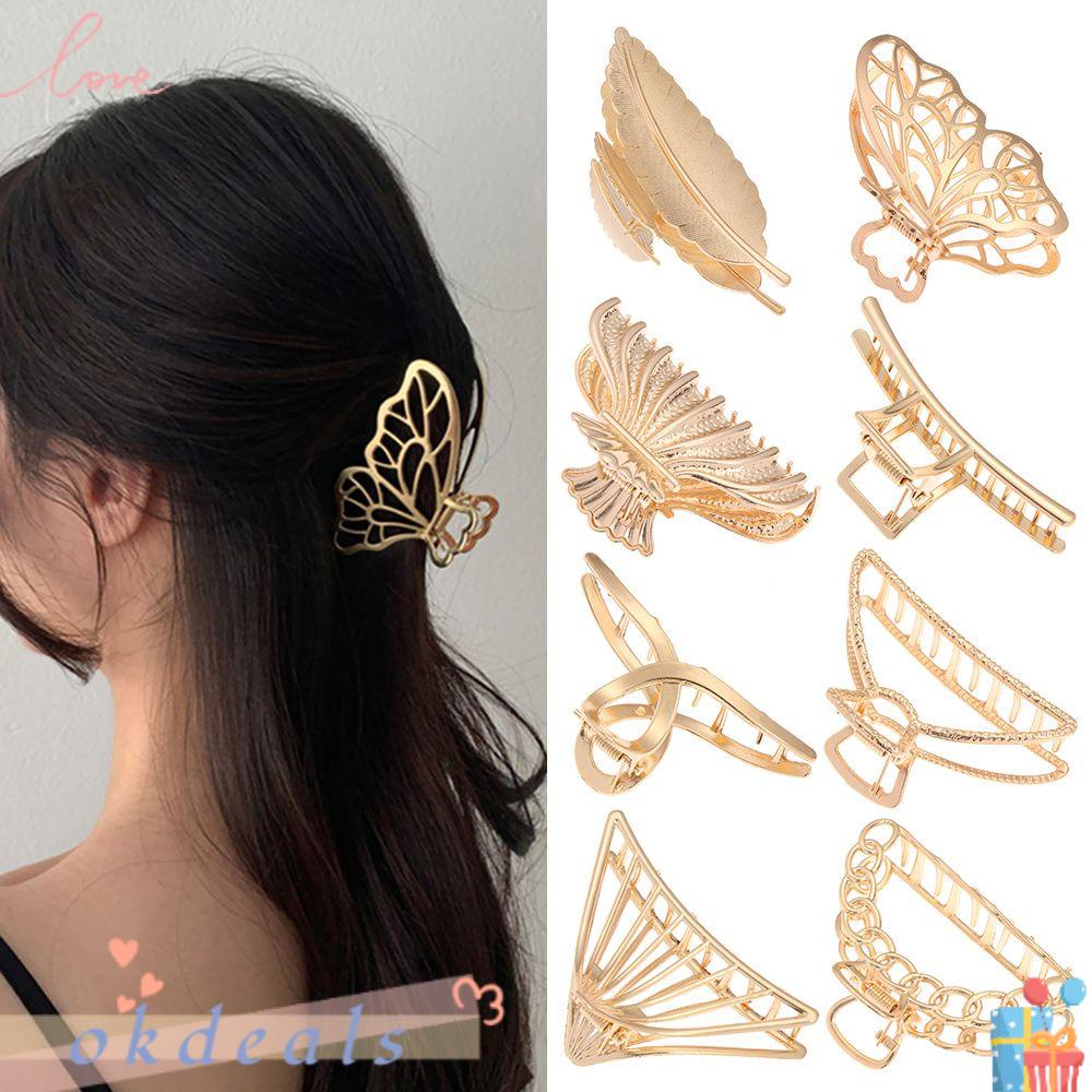 Kẹp Tóc Kim Loại Tạo Kiểu Tóc Thời Trang Thanh Lịch