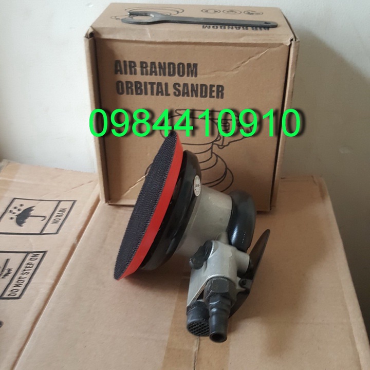 MÁY CHÀ NHÁM HƠI 5'' RHINNO 125MM_ Tặng kèm dây xoắn 6 mét.