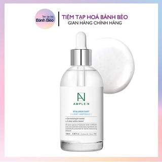 Tinh chất cấp ẩm căng mọng AMPLEN Ample:n Hyaluron Shot Light Ampoule 100ml
