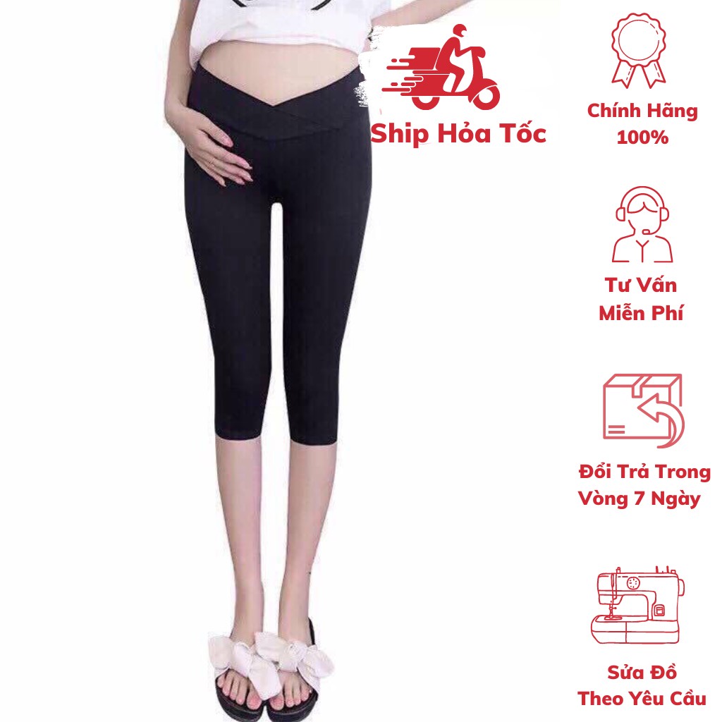 ( 40kg - 95kg ) Quần Legging Bầu , Bigsize Ngố Chỉnh Bụng Mặc Thoải Mái Suốt Thai Kì &amp; Sau Sinh Thiết Kế Cao Cấp