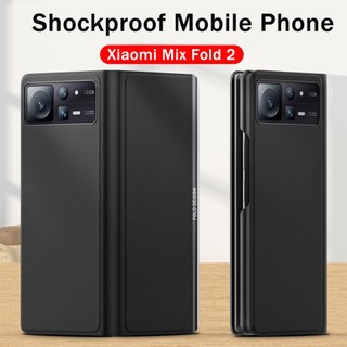 Bao Da Điện Thoại PC Cứng Sang Trọng Cho Xiaomi Xiomi Xiaomy Xaiomi Mi Mix Fold2 5G Fold 2