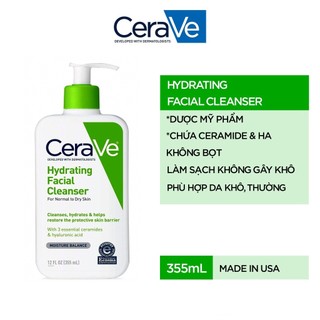 Sữa Rửa Mặt CeraVe Cho Da Thường Đến Khô 236ml Hydrating Cleanser