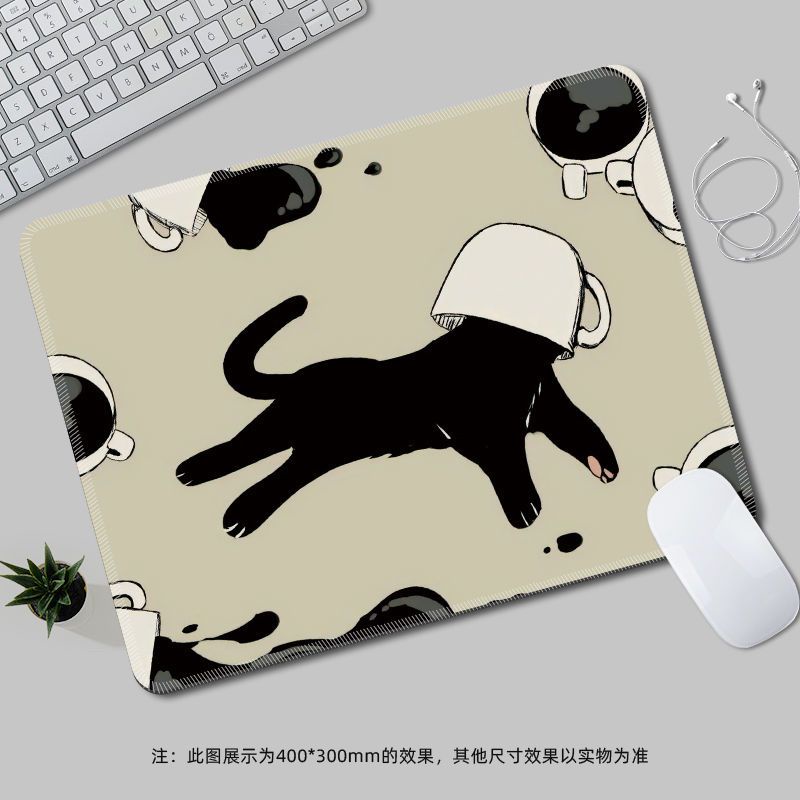 Tấm Lót Chuột Máy Tính Chống Trượt In Hình Hoạt Hình Dễ Thương Kích Thước 21X26Cm