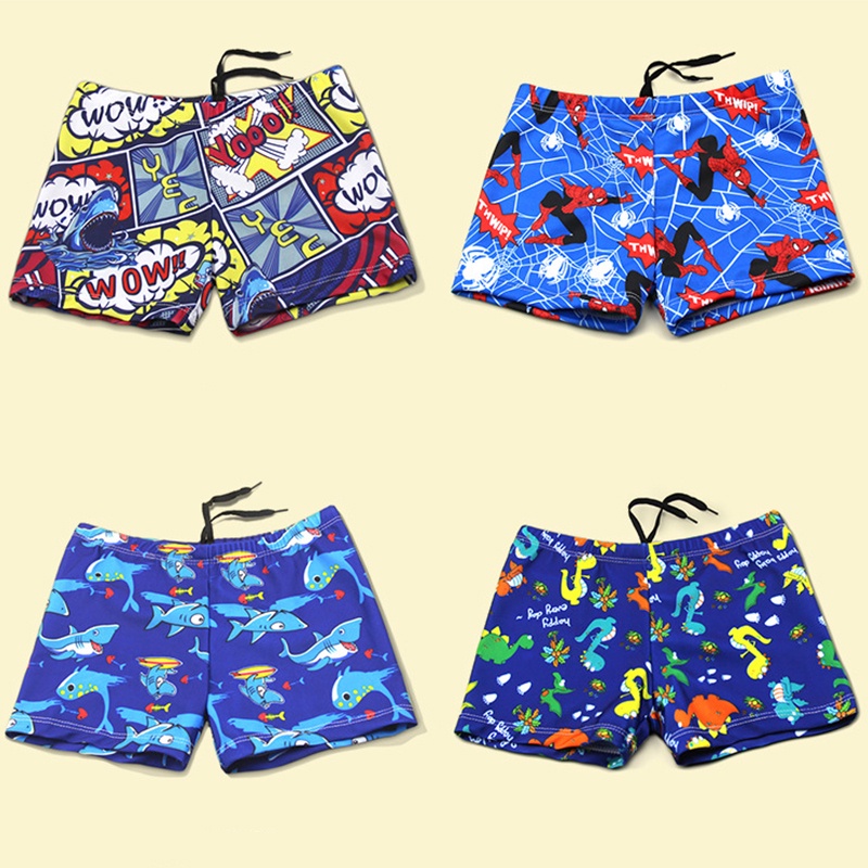 Quần Bơi Họa Tiết Hoạt Hình Dễ Thương Cho Bé Trai