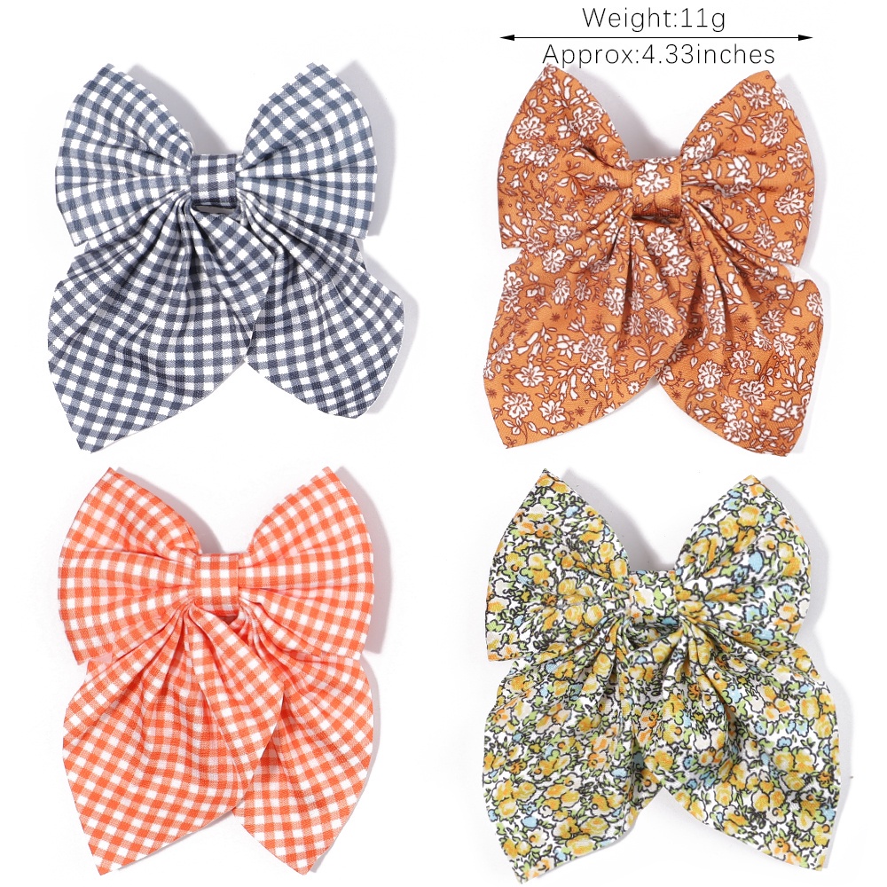 Kẹp tóc KIDSBOWS hình nơ cỡ lớn phong cách Hàn Quốc ngọt ngào cho nữ