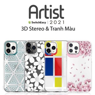 Ốp điện thoại SwitchEasy Artist chính hãng chất liệu PC+TPU chống sốc dành cho iP 13 13 Pro 13 Pro Max