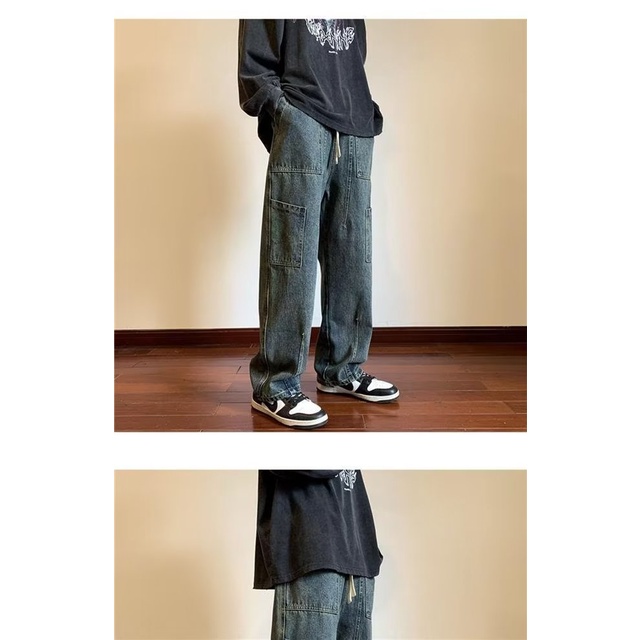 Quần Jean Nam Phong Cách Hip Hop Thời Trang Mùa Hè Mới