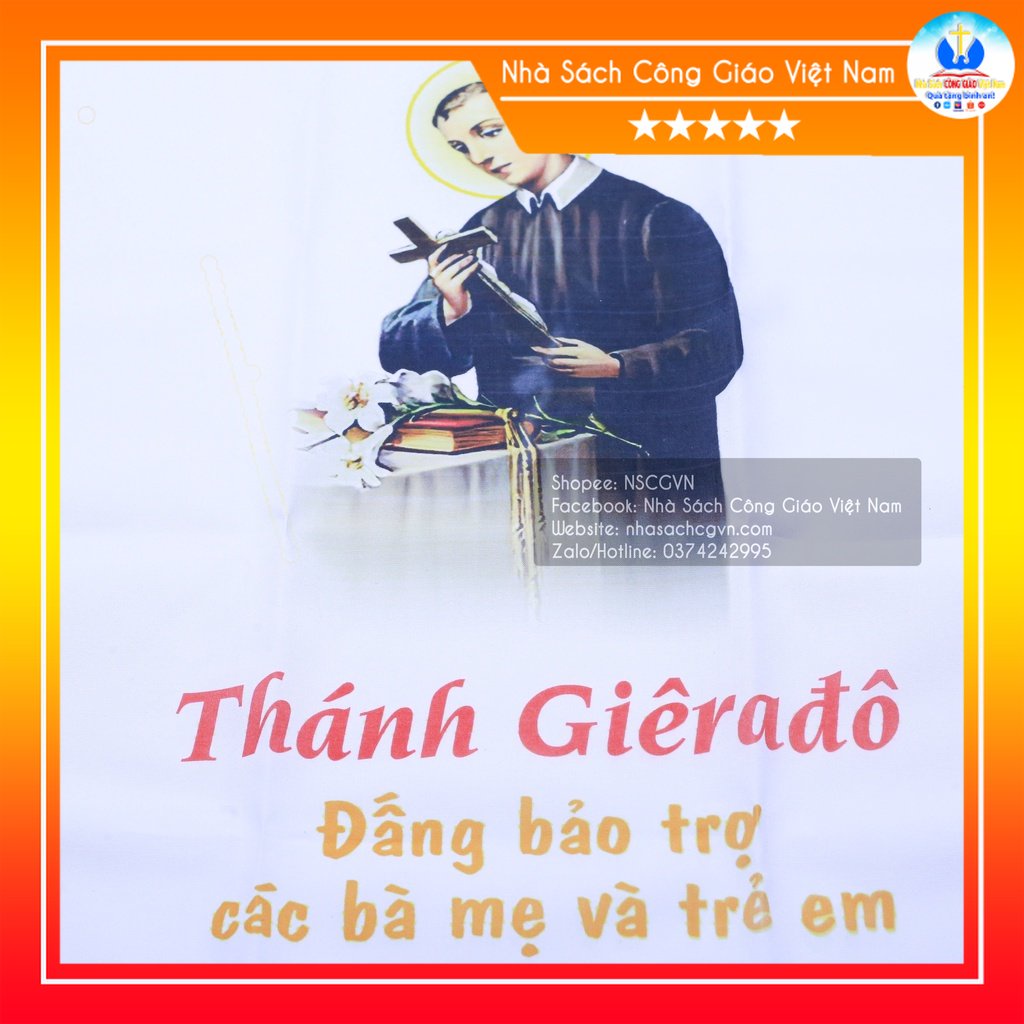 Khăn Thánh Giêrađô (Gierado) - Đấng Bảo Trợ Các Bà Mẹ và Trẻ Em - NS119