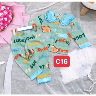 Pizama lụa mango sz 9-21kg