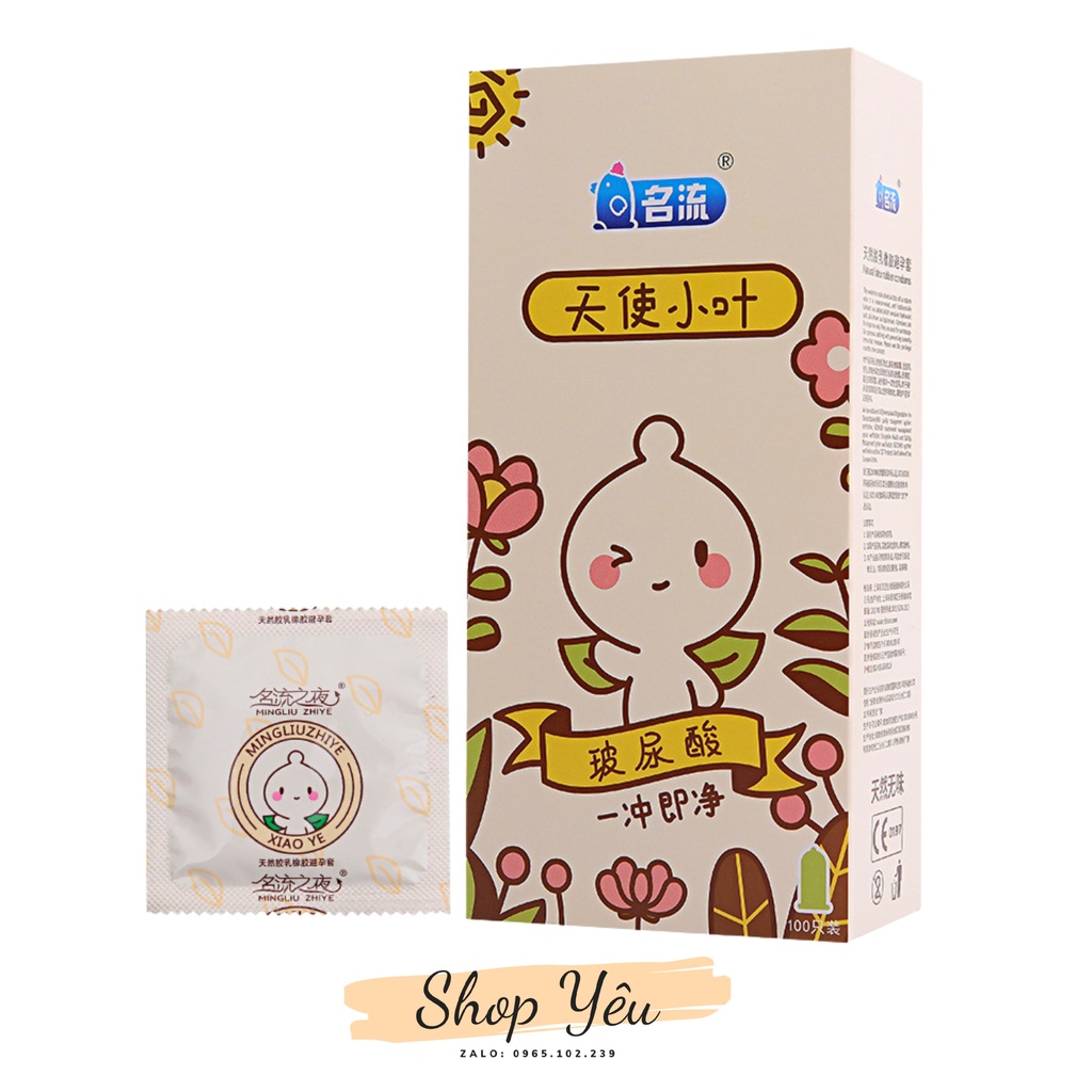 Bao cao su siêu mỏng thiên thần hộp 100c