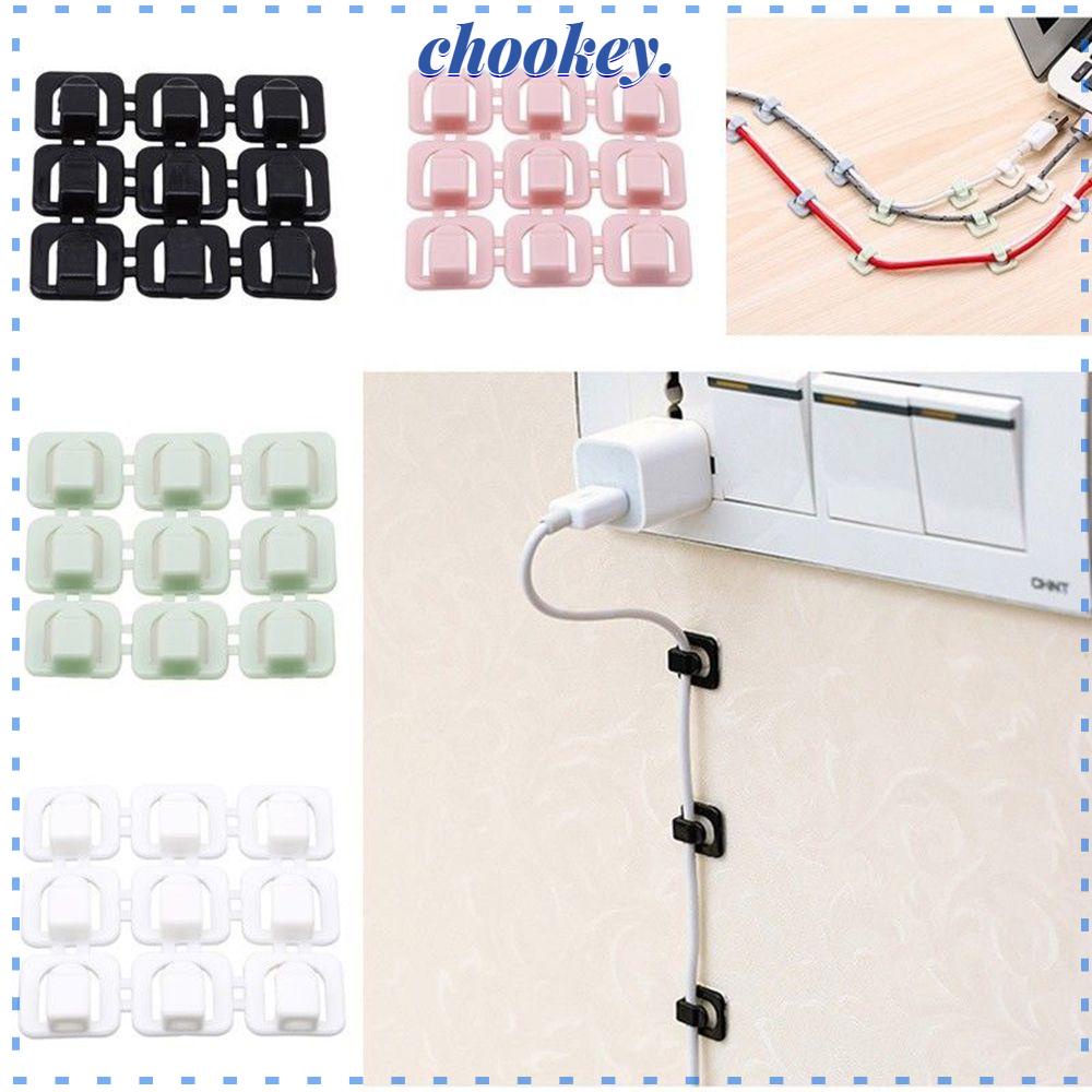 Set 18 Kẹp Cố Định Dây Cáp Gọn Gàng Mới