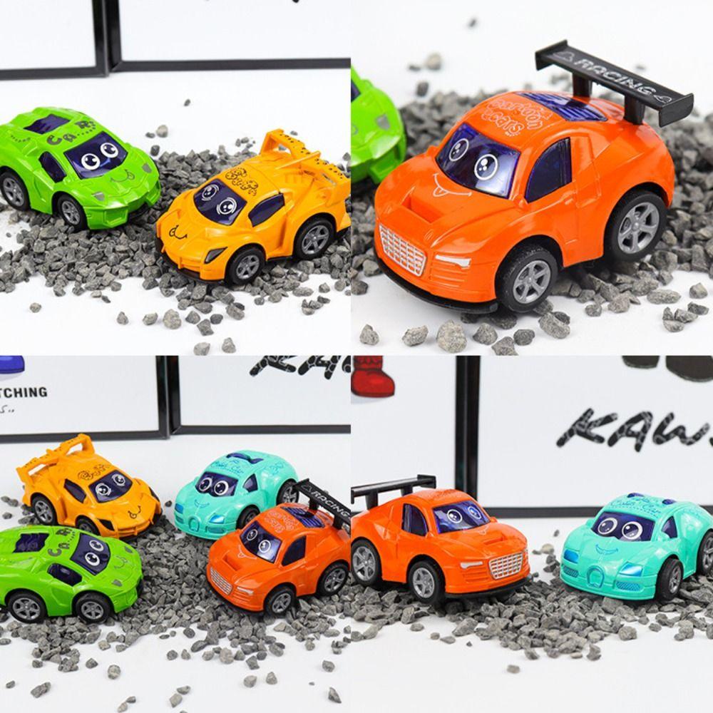 Bộ 4 Xe Hơi Bằng Nhựa Dùng Trang Trí Bánh Kem DIY