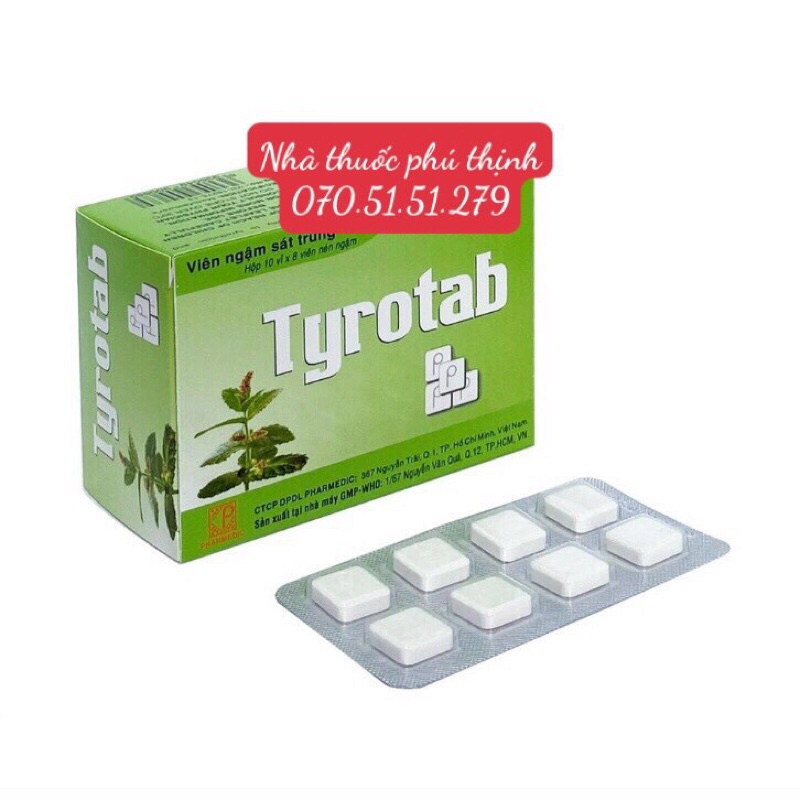 ✅ Viên ngậm tyrotab