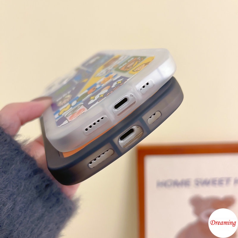 Ốp lưng điện thoại cho VIVO Y02S Y22 Y22S Y35 Y77 Y55 Y75 T1 Y33S Y21S Y21 Y53S Y51 Y51A Y31 Y30 Y50 Y20 Y12S Y20s G Y16 Y15S Y15A 4G 5G Vỏ mắt lớn Translucency Vỏ Motif Puzzle Gấu dễ thương