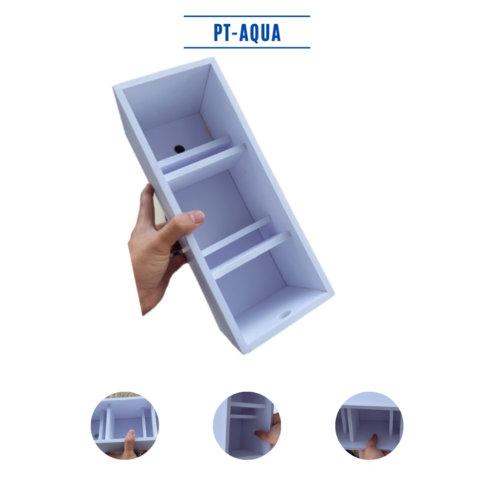 Lọc tràn bể cá 3 ngăn dành cho hồ cá cảnh