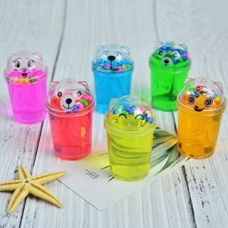 Slime hình cốc trà sữa trân châu - 5 màu
