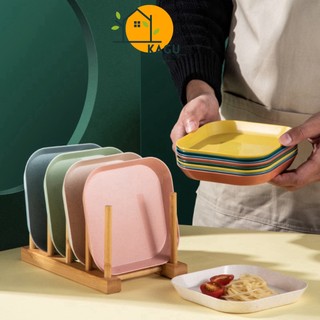 Set 8 Đĩa Lúa Mạch Màu Pastel havaco Ht01