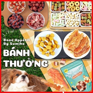 Hình ảnh Bánh thưởng cho chó Bone Appétit by Sumiho (gói 100gr) bánh snack thưởng ăn vặt cho cún