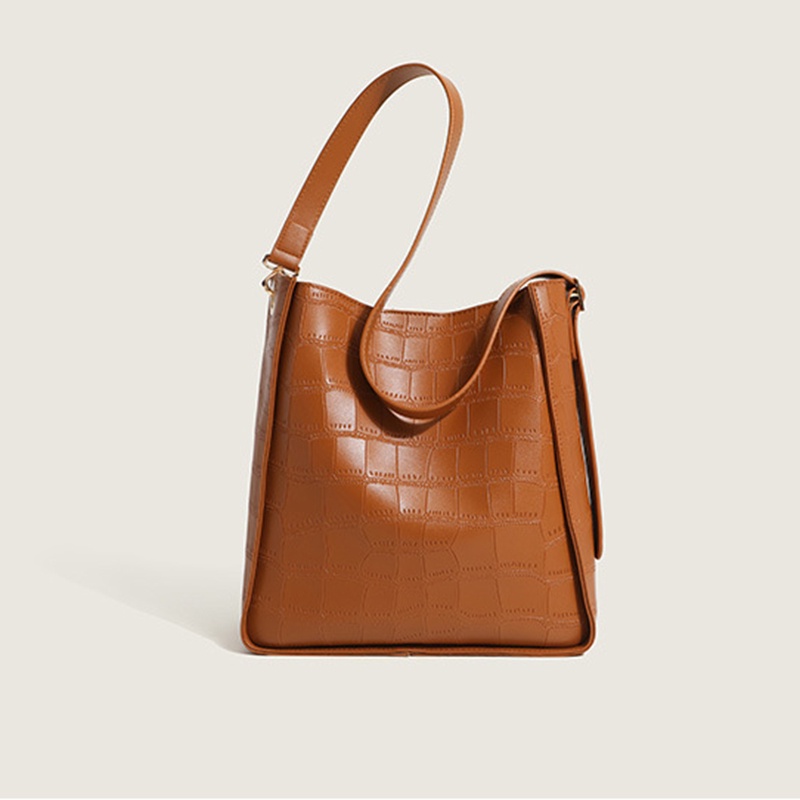 Túi Đeo Vai Họa Tiết Da Cá Sấu Sức Chứa Lớn Thời Trang Cho Nữ