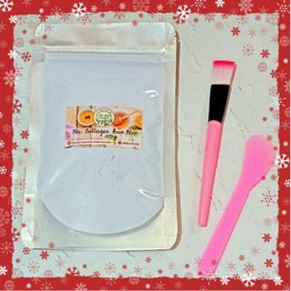 100g bột mặt nạ dẻo collagen bùn non handmade