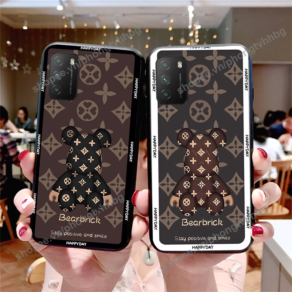 Ốp lưng Xiaomi Redmi 9T / Poco M3 / Poco X3 BEARBRICK, KAWS nhiều mẫu chất cute mới nhất hot