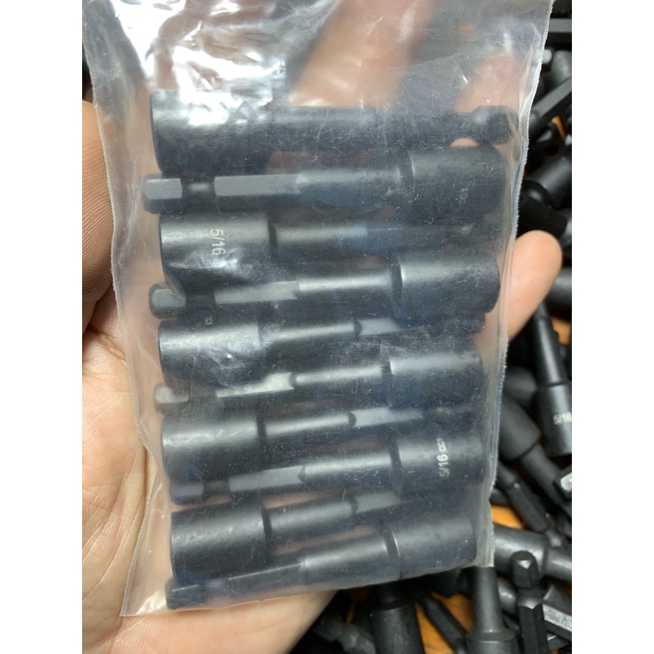 Túi 10 đầu tôn nhật 5/16 ( 8ly ) dài 65mm có nam châm hít mạnh chất lượng cao