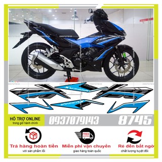 TEM RỜI WINNER X XANH ĐEN 8745
