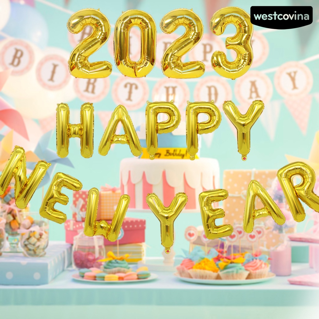 [Hot]☃Set 9 Bong Bóng Màng Nhôm Siêu Nhẹ Chống Rách Dùng Trang Trí Lễ Hội