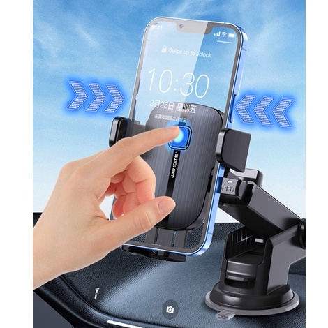 Giá đỡ điện thoại trên ô tô thế hệ mới S54 WEKOME , xoay 360 độ tương thích mọi loại điện thoại