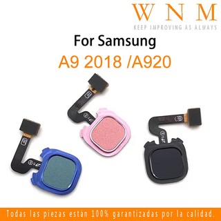 Mới cho samsung galaxy a9 2018 a920 a9s a9 pro a9200 a920f ruy băng với cảm biến vân tay cáp mềm bật nguồn nút tắt phím home nút touch id linh hoạt cáp phụ kiện sửa chữa