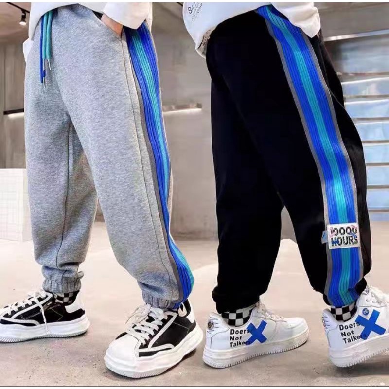 Quần jogger nỉ da cá bé trai, bé gái hàng Quảng Châu sz đại